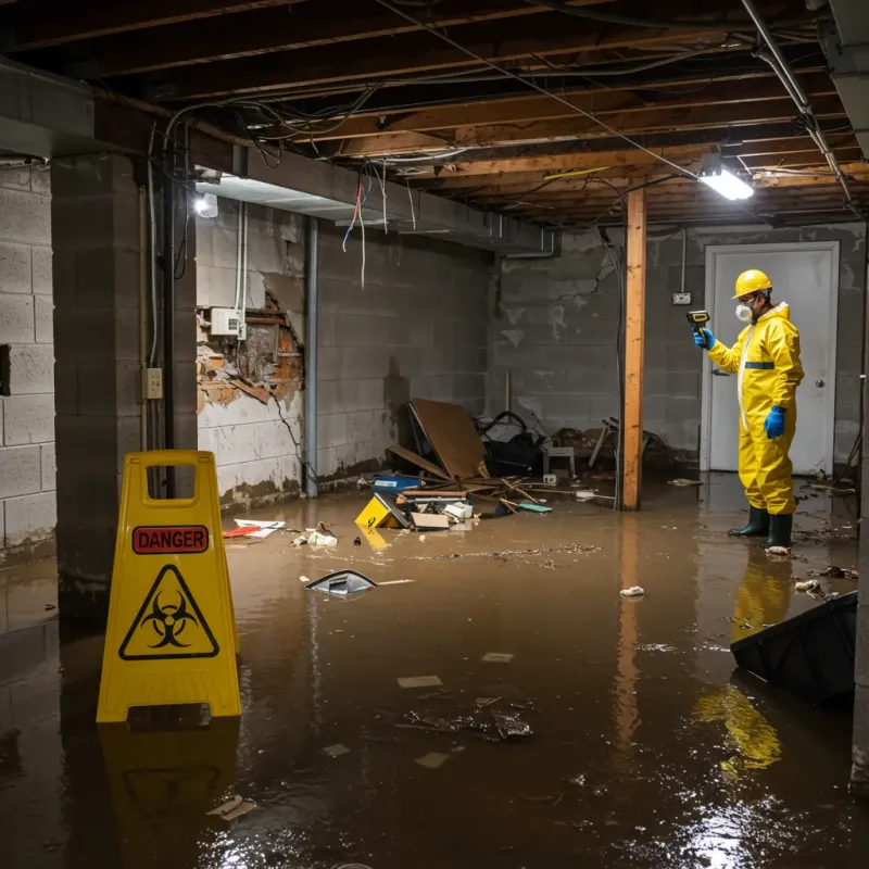 Flooded Basement Electrical Hazard in Bunk Foss, WA Property